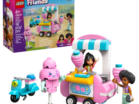 LEGO FRIENDS 42643 COTTON CANDY STAND AND SCOOTER Hot on Sale