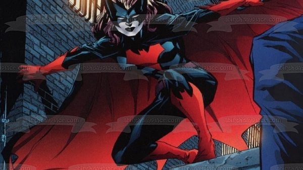 Batwoman Preparing to Jump Edible Cake Topper Image ABPID51760 Online Hot Sale