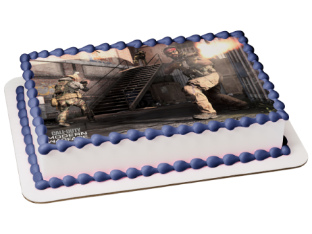 Call of Duty: Modern Warfare Wayne  D-Day  Davis Edible Cake Topper Image ABPID51745 For Discount