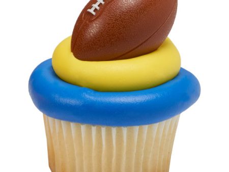 3D Football Cupcake Rings Fashion