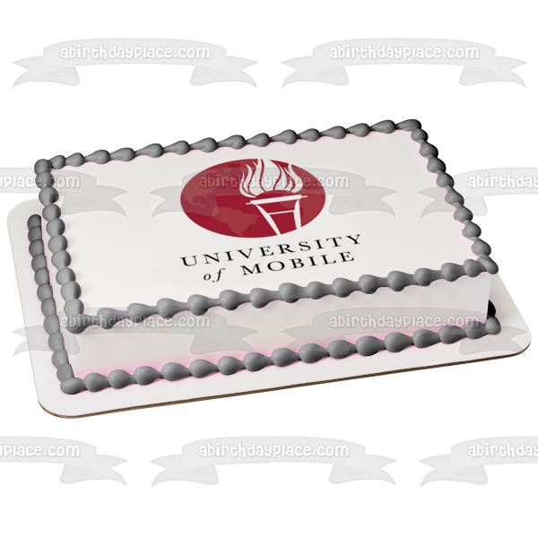 University of Mobile Edible Cake Topper Image ABPID51749 Online