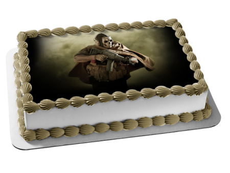 Call of Duty: Modern Warfare Ghost Edible Cake Topper Image ABPID51744 Discount