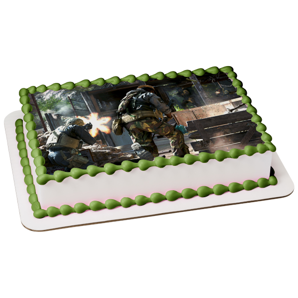 Call of Duty: Modern Warfare Gunfight 3 Edible Cake Topper Image ABPID51746 Hot on Sale