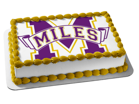 Miles College Edible Cake Topper Image ABPID51733 on Sale