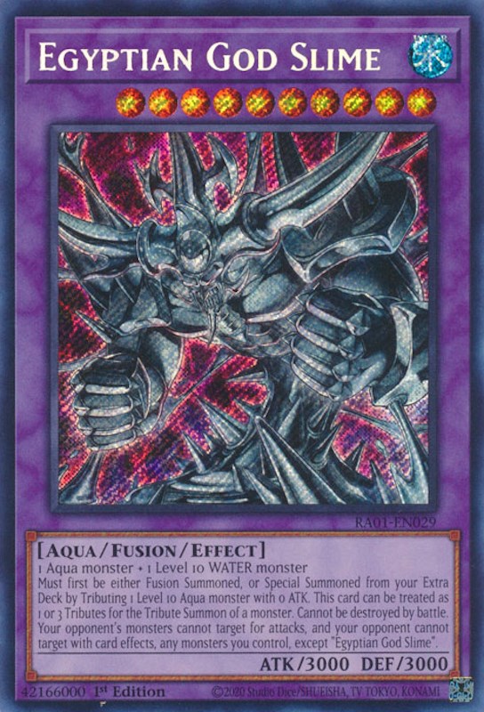 Egyptian God Slime [RA01-EN029] Secret Rare Online now