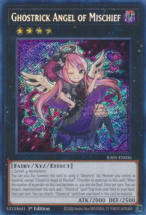 Ghostrick Angel of Mischief [RA01-EN036] Secret Rare For Cheap