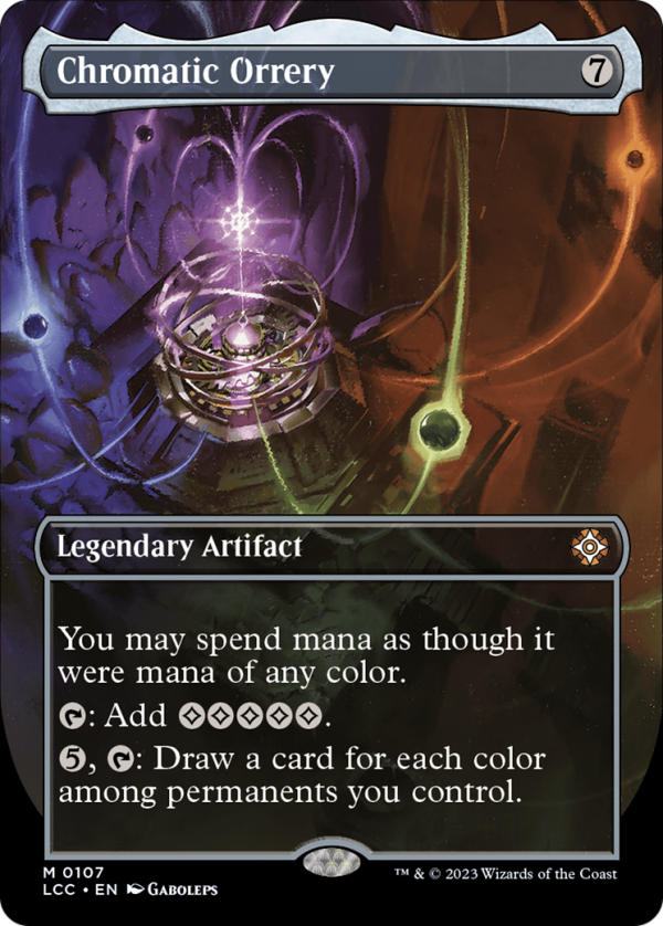 Chromatic Orrery (Borderless) [The Lost Caverns of Ixalan Commander] Cheap