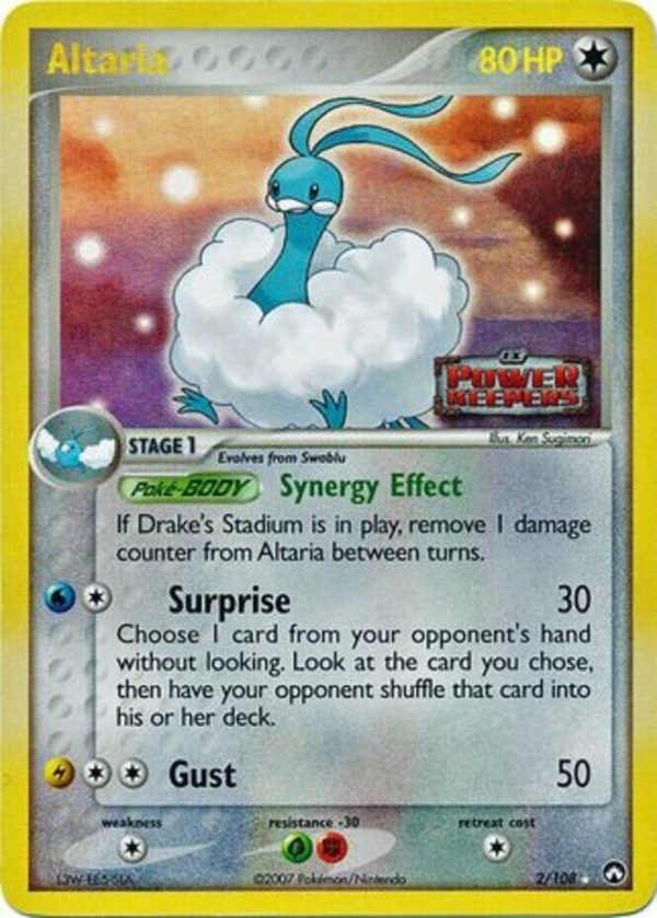 Altaria (2 108) (Stamped) [EX: Power Keepers] Hot on Sale