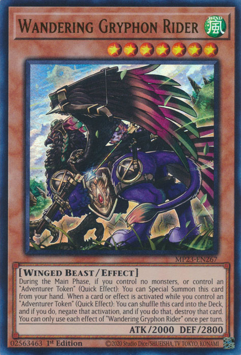 Wandering Gryphon Rider [MP23-EN267] Ultra Rare Discount