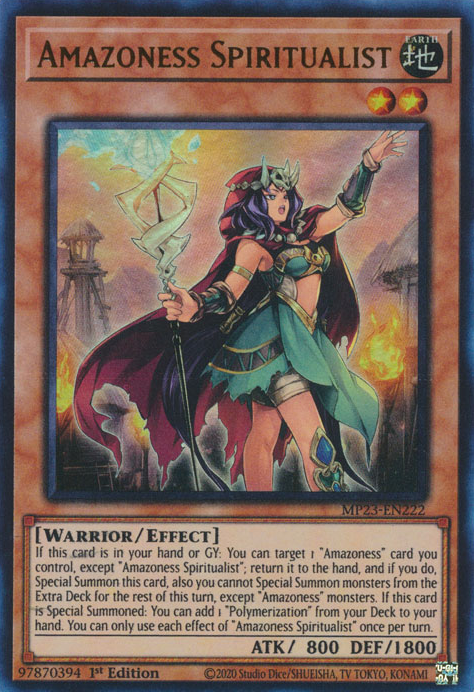 Amazoness Spiritualist [MP23-EN222] Ultra Rare on Sale