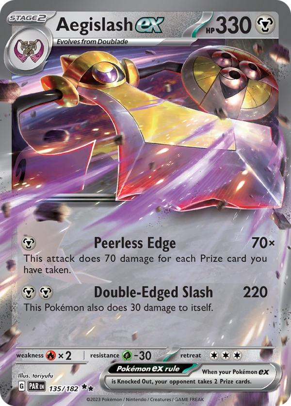 Aegislash ex (135 182) [Scarlet & Violet: Paradox Rift] For Sale