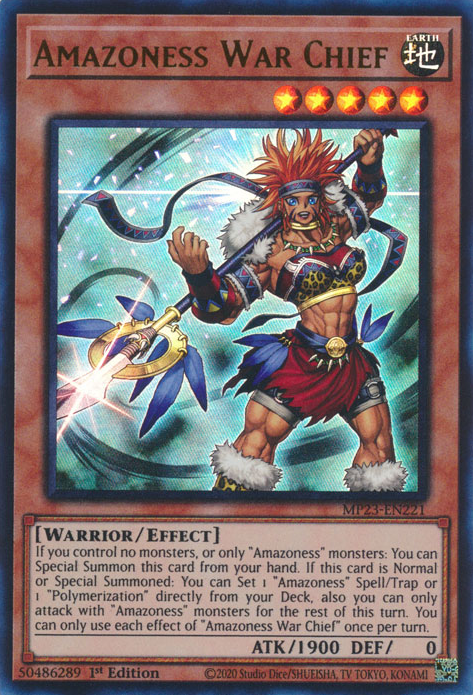 Amazoness War Chief [MP23-EN221] Ultra Rare on Sale