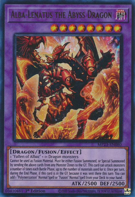 Alba-Lenatus the Abyss Dragon [MP23-EN080] Ultra Rare Fashion