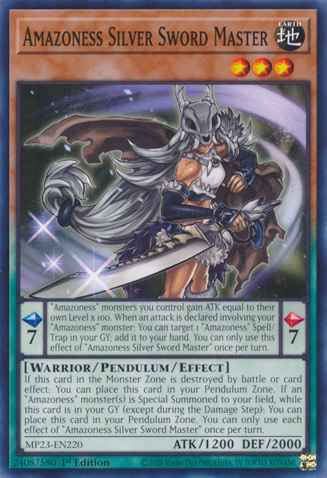 Amazoness Silver Sword Master [MP23-EN220] Common Online now