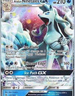 Alolan Ninetales GX (22 145) (Ice Path FTW - Zachary Bokhari) [World Championships 2017] Sale