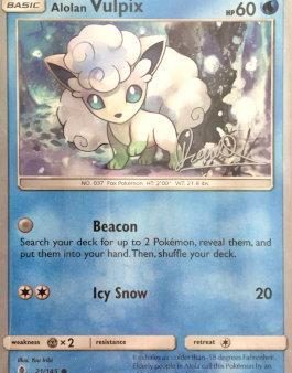 Alolan Vulpix (21 145) (Infinite Force - Diego Cassiraga) [World Championships 2017] For Sale